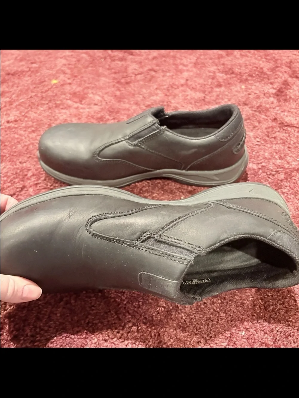 Red Wing Shoes Black Slip-On Loafers